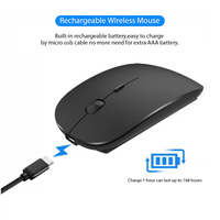 Souris de jeu optique sans fil Pro Mini pour PC et Mac, orientation pour droitier, bleu coloré - Vente directe usine