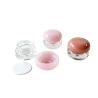 Pot cosmétique vide en plastique de 5 ml avec couvercle rond, pour blush, crème ou baume à lèvres, couleur et logo personnalisables, emballage cosmétique