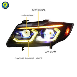 YU GUANG pour <span class=keywords><strong>BMW</strong></span> série 3 325i 320i 335i <span class=keywords><strong>E90</strong></span> lentille de phares pré <span class=keywords><strong>Lci</strong></span> 2005 2012 pièces automobiles <span class=keywords><strong>E90</strong></span> mise à niveau phares avant - Product Image 5
