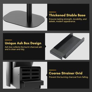 Chauffage de terrasse à granulés de bois, poêle à granulés en gros, foyer extérieur pour jardin et brasero - Product Image 3