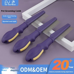 Dissolvant de tiques et peigne d'élimination des puces nœud ouvert épilation chats chiens peignes de toilettage pour animaux de compagnie pour animaux de compagnie - Product Image 5