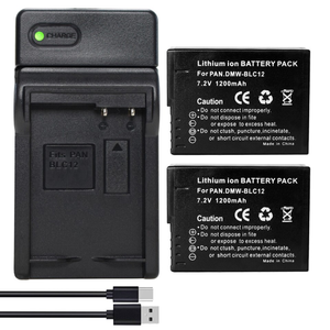 New Original DMW-BLC12 Battery for <strong>DMC</strong>-G5 <strong>G7</strong> G81 G85 FZ300 GH2 DC-G95 +Charger PLC Controller - Product Image 1
