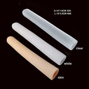 NOUVEAU Capuchons d'orteils en gel, manchon d'<span class=keywords><strong>orteil</strong></span> le plus long, protège-doigts en silicone pour soulager la douleur des orteils en marteau, des oignons, des <span class=keywords><strong>cors</strong></span>, des callosités et des ampoules - Product Image 5
