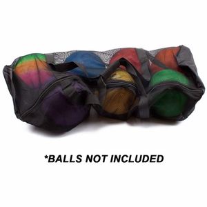 Factory Custom Fashion Polyester Mesh Travel Duffel Bag With Zipper Closure OEM ODM Manufacturer for Sports Equipment - Product Image 2