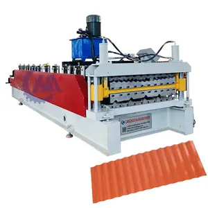Easy To Operate Metal Roll Forming Machine That Makes Sheet Paneling For Roof