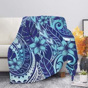 <span class=keywords><strong>Couverture</strong></span> familiale en micro peluche personnalisée Tonga Polynesian Tribal Print Warm Winter Flanelle Weighted Bed Blanks - Product Image 5