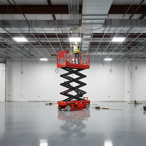 Échafaudage d'intérieur : Mini-nacelle élévatrice à ciseaux 320 kg, 4 m, 9 m, 11 m pour peinture murale extérieure – Vente directe usine - Product Image 3