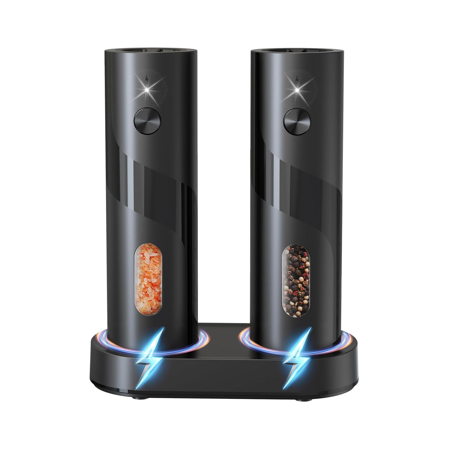 Electric salt & pepper grinder set