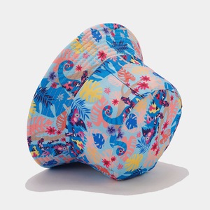 Verano <span class=keywords><strong>mujer</strong></span> deportes montañismo al aire libre pescador sombrero <span class=keywords><strong>lluvia</strong></span> bosque hojas impreso Tropical Hawaii Reversible sol cubo sombrero - Product Image 6