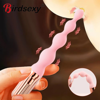 Analperlen-Vibrator für Frauen Vagina-Klitoris-Stimulator Vibrierender Analplug Männlicher Prostata-Massager Anus-Sexspielzeug Paar-Sexspielzeug