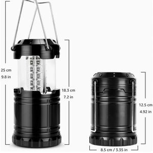Lanterne de camping LED étanche, 4 modes d'éclairage, lampe de poche portable, lampe de secours pour ouragan, randonnée, alimentation d'urgence - Product Image 4