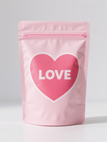 Emballage en sachet debout noir mat, emballage en aluminium, sachet refermable, emballage alimentaire en mylar, sachets en mylar