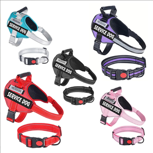 Reflective <b>Dog</b> <b>Harness</b> Vest Adjustable Pet Chest Strap with ID Tag for Walking Outdoor - Product Image 2