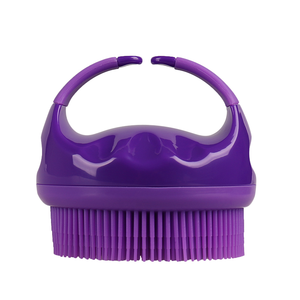 Silicone Body <b>Scrubber</b> Silicone Loofah Shower <b>Scrubber</b> Lathers Well Soft Rubber Loofahs <b>Bath</b> Body Brush - Product Image 3