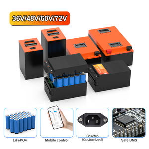 <span class=keywords><strong>Batterie</strong></span> LFP 64V 50Ah LiFePO4 à décharge profonde avec protection BMS intégrée pour moto électrique et deux-roues - Product Image 4