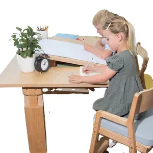 Широкий Настольный Деревянный Детский письменный стол обучающий учебный стол для взрослых