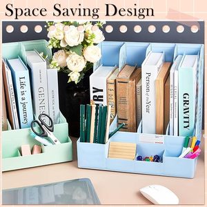 Organizer <strong>Magazine</strong> Rack Table <strong>Magazine</strong> Book Organizer File Tray <strong>Magazine</strong> Holder Plastic <strong>Folder</strong> - Product Image 2