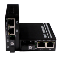AOPRE CK-880GIS-20-2 1000M Ethernet Optic Fiber Media Converter 2 Port 20KM Perangkat Jaringan dengan Garansi 1 Tahun