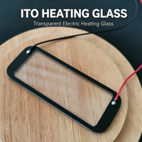 Verre conducteur ITO transparent personnalisé, verre chauffant électrique pour l'écran de la caméra