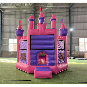 Château gonflable bleu et jaune de <span class=keywords><strong>4x4</strong></span> mètres pour intérieur et extérieur, grand château gonflable pour <span class=keywords><strong>location</strong></span> de fête - Product Image 5