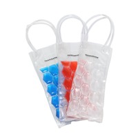 Sac isotherme portable en plastique écologique à motif à pois, durable et simple, pour pique-niques en extérieur, canettes et rangement alimentaire, avec poignées