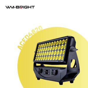 Luces de Escenario LED RGBACL DMX512 de 48x20W, IP65, Proyectores de Pared de Aluminio, E27, Ra90, para DJ, Discoteca, Conciertos, Exteriores - Product Image 2