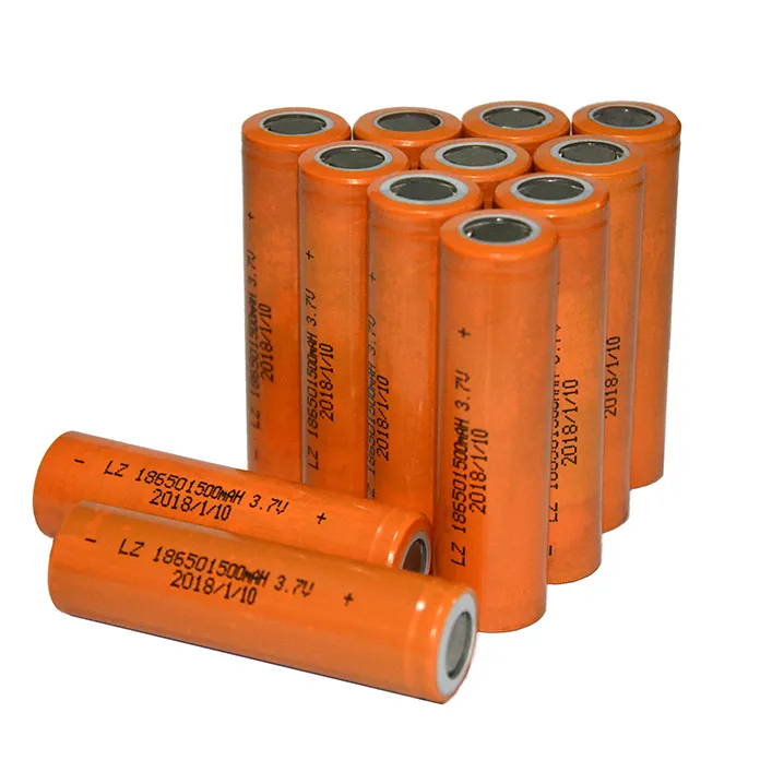 Batterie lithium-ion haute capacité Grade A 5c Icr Inr18650 1500mah 1400mah 3.7v