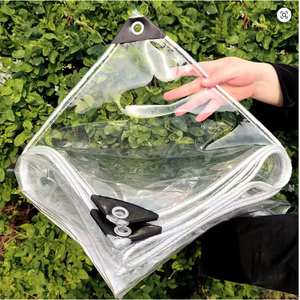 Bâches transparentes en PVC résistantes et imperméables avec œillets, résistantes aux déchirures, au froid et aux intempéries pour l'intérieur, l'extérieur et le balcon - Product Image 6