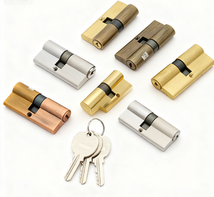 Haute qualité 6 broches <span class=keywords><strong>porte</strong></span> cylindre serrure <span class=keywords><strong>en</strong></span> laiton massif acier <span class=keywords><strong>en</strong></span> alliage de Zinc pour portes <span class=keywords><strong>en</strong></span> bois Style moderne antivol ABS - Product Image 3