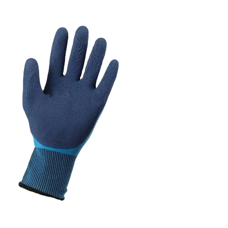 Hot Selling Latex Household Hand Gloves For Home Work With Blue Colors