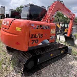 Excavatrice HITACHI ZX70 d'occasion, service après-vente d'un an, faible coût d'entretien, inspection complète avant expédition, en stock - Product Image 2