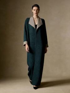 Miyake Pleated Abaya Luxury Plus Size Conservative Dress Can Be Paired with Front and Back Muslim Women's Ramadan <strong>Prayer</strong> <strong>Clothes</strong> - Product Image 6