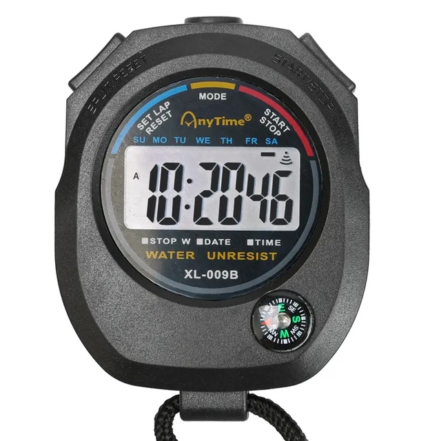 LCD Digital Professional Chronograph Timer Counter Sports Stopwatch Stop Watch N