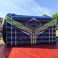 Arenes de jeu interactives gonflables en PVC Carnival Events Lighting Battle IPS Tag - Portables, capacité de 500 kg, taille et couleur personnalisables