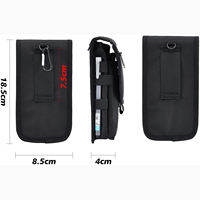 Grande pochette pour smartphone, support de téléphone portable, sac à outils multifonction, étui de transport tactique avec passant de ceinture