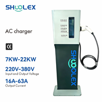 Cargador de Vehículos Eléctricos (VE) Delgado de Pie con Aire Acondicionado, Estación de Carga Multimodo que Ahorra Espacio para Apartamentos