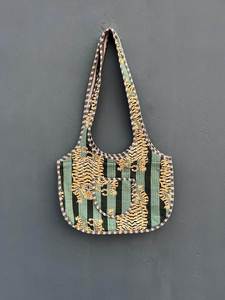 Bolso de Hombro Acolchado de Algodón Estilo Bohemio al por Mayor para Mujer, Bolso Tote Casual Ligero - Product Image 6