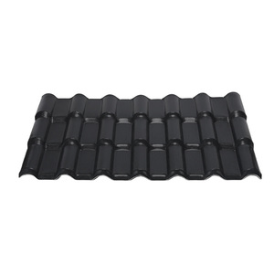 Tuile de toit en PVC espagnole légère, facile à <span class=keywords><strong>nettoyer</strong></span>, imperméable, durable, ignifuge, en résine synthétique ASA UPVC <span class=keywords><strong>pour</strong></span> usage résidentiel - Product Image 1
