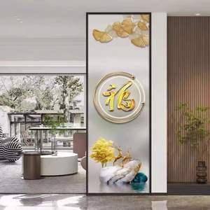 Écran décoratif moderne en acier inoxydable découpé au laser, étanche et insonorisé, pour salon <span class=keywords><strong>extérieur</strong></span> - Product Image 6