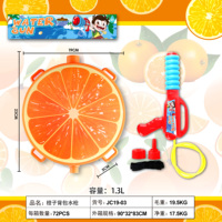 Dessin animé enfants 1.3L ~ 2L extérieur pistolet à eau sac à dos bretelles réglables pour été piscine plage jouer pour les âges 3-6