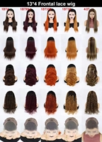 Perruques longues colorées Letsfly, perruques frontales en dentelle 13x4, 22 pouces, ligne de cheveux naturelle, cheveux humains vierges brésiliens, vente en gros