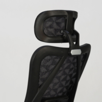 Chaise visiteur de bureau personnalisée OEM chaises de bureau modernes en maille noire vente de gros