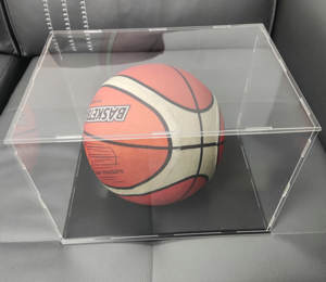กล่องและชั้นวางโชว์ลูกบาสเก็ตบอลอะคริลิก PMMA คุณภาพสูง แบบกำหนดเองได้ พกพาสะดวก ดีไซน์ถอดประกอบได้ ราคาประหยัด - Product Image 3