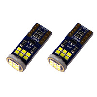 Nouvelles lampes LED Canbus T10 18 SMD 2016 non polarisées 194 pour voiture, camion, plafonnier, lecture de cartes, feux de signalisation, feux de stationnement latéraux AC 12V