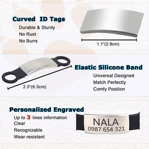 <span class=keywords><strong>Collare</strong></span> personalizzato personalizzato Pet Tag <span class=keywords><strong>con</strong></span> campana di lusso incisione Laser <span class=keywords><strong>nome</strong></span> ID Breakaway fibbia <span class=keywords><strong>cane</strong></span> gatto <span class=keywords><strong>collare</strong></span> in Nylon - Product Image 3