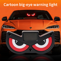 Solarbetriebene Auto-Dynamik-Teufelsaugen: Neue LED-Expressionslichter, Warnleuchten, Fahrzeug-Saugnapf-Augenlichter