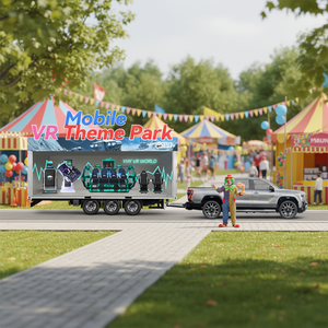 Camión de Juegos Móviles VR Comercial Avanzado YHY, Equipo de Parque Temático VR Móvil Desmontable, <span class=keywords><strong>Cine</strong></span> VR con Rotación de 360° <span class=keywords><strong>para</strong></span> Niños y Adultos - Product Image 1