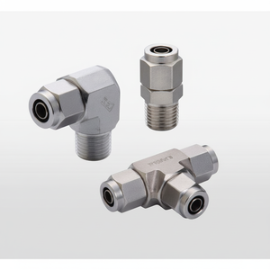 PISCO Stainless SUS316 Compression Fitting NSC1613 <b>Industrial</b> <b>Compressor</b> <b>Parts</b> - Product Image 1