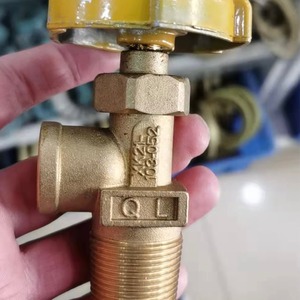 Robinet d'angle Ysq-3 1/2 pouce NPT en cuivre pour bouteille de GPL - Product Image 2