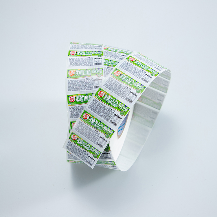 Custom Design Product Packaging Label Stickers Printing Color Wholesale Waterproof Vinyl Stickers Rolls